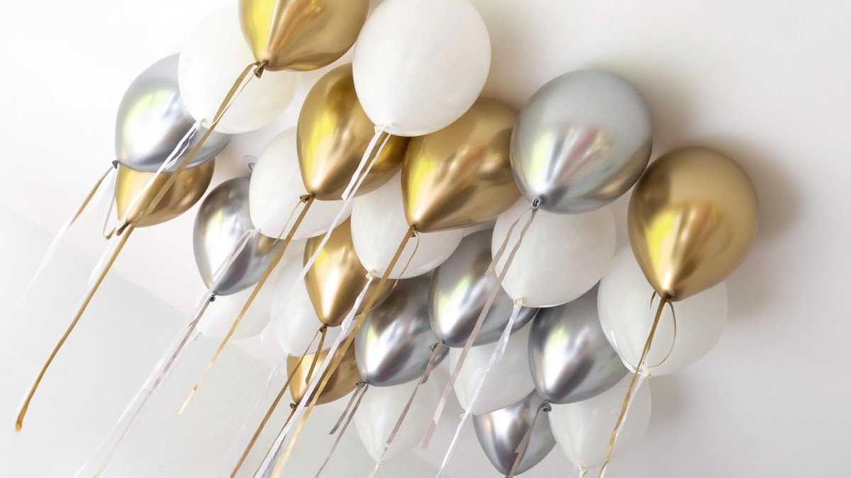 Шары под потолок с гелием (25шт)