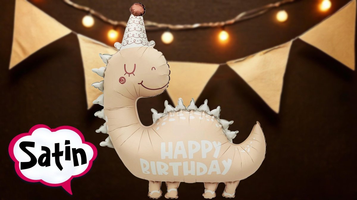 Фольгированный шар с гелием “Динозавр” 1шт (81х81см)