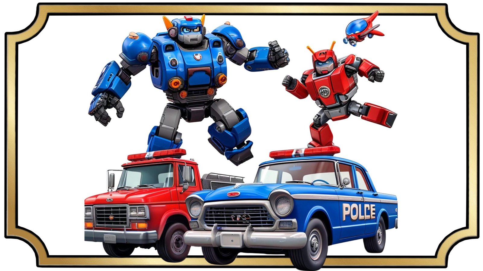 Машины, роботы и поезда