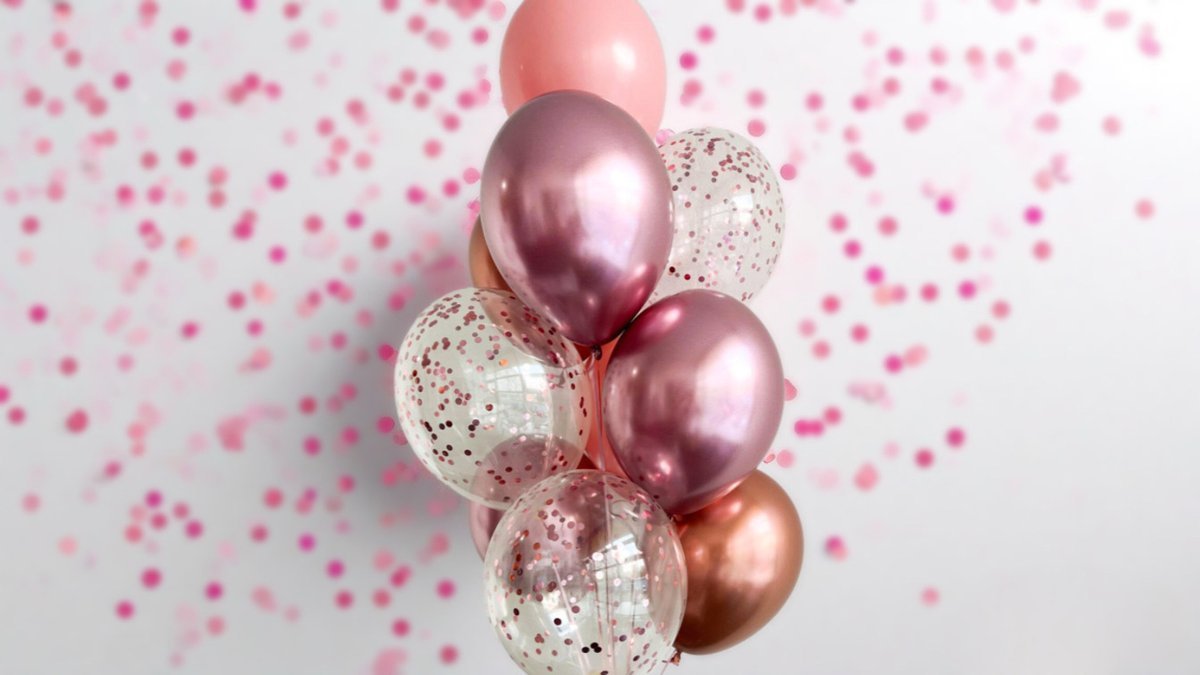 Набор шаров с гелием (10 шт)