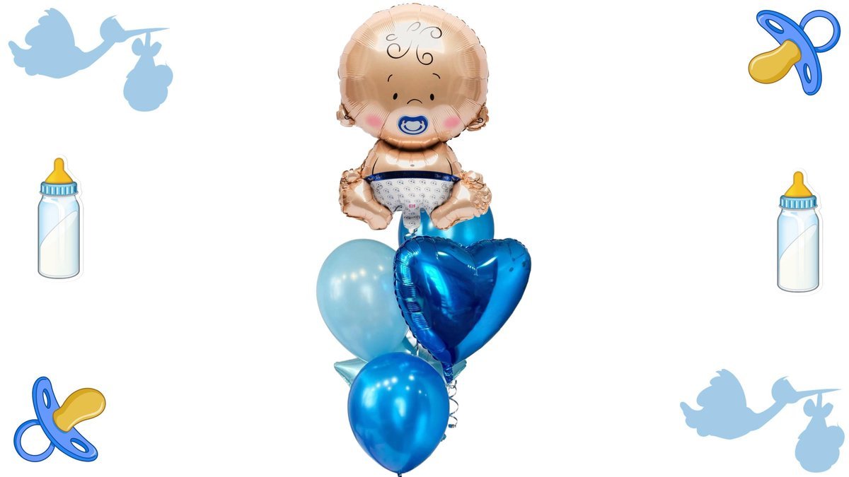 Набор шаров с гелием (6шт)