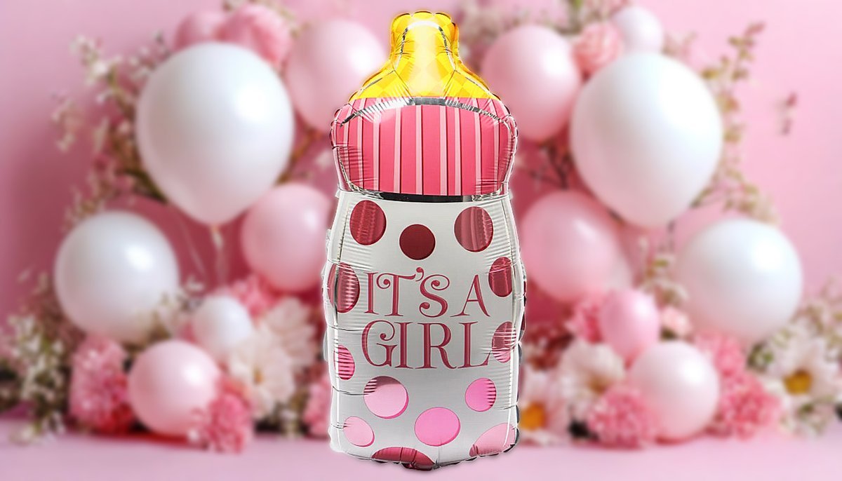 Фольгированный шар с гелием (41см) It’s a Girl (1шт)