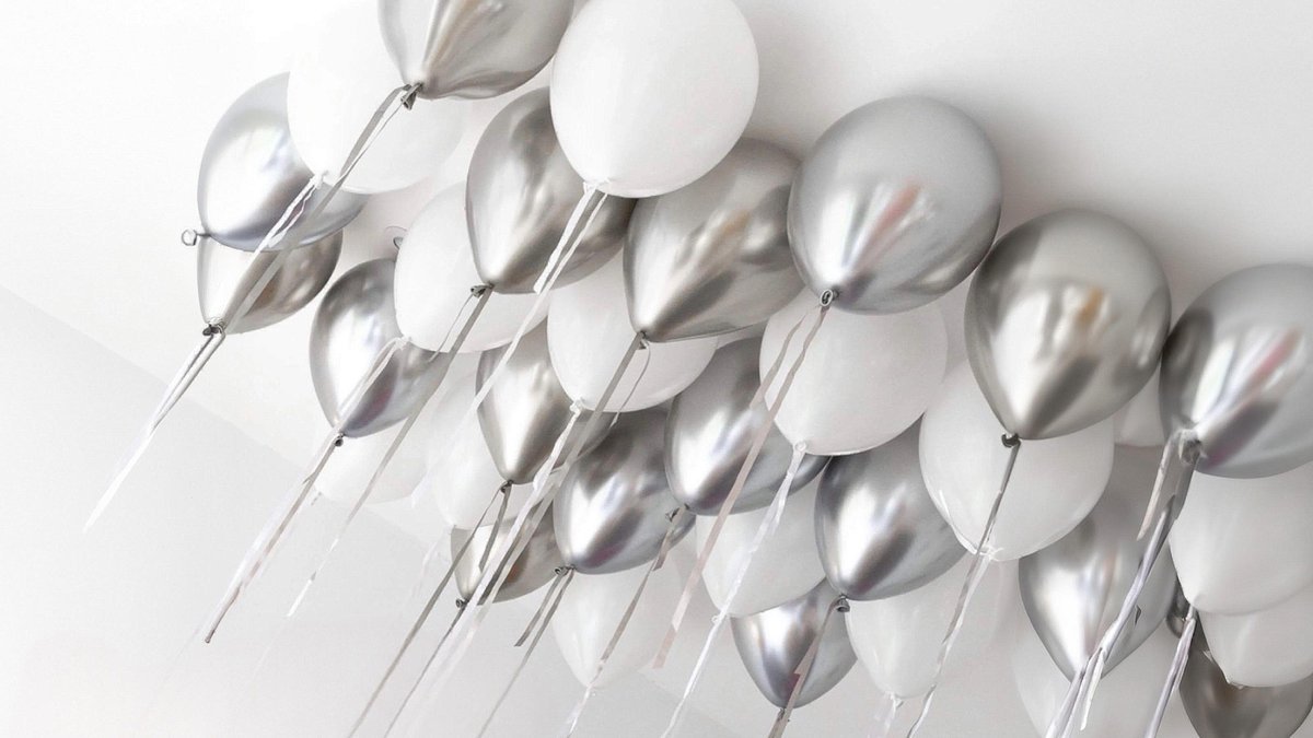 Шары под потолок с гелием (31шт)