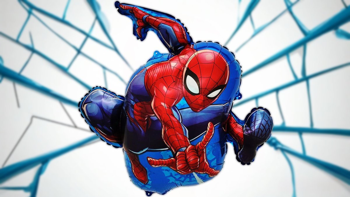 Фольгированный шар с гелием “Человек-Паук” 1шт (72х65 см)