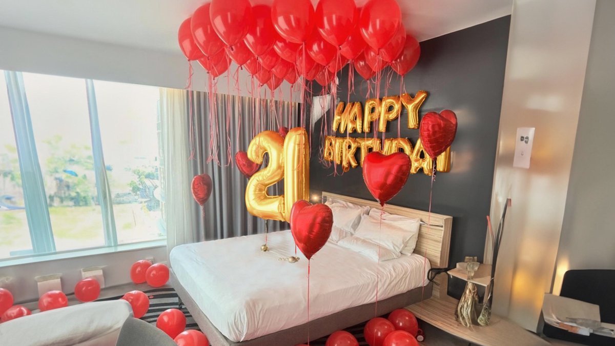 Комната сюрприз (65шт). Набор шаров.