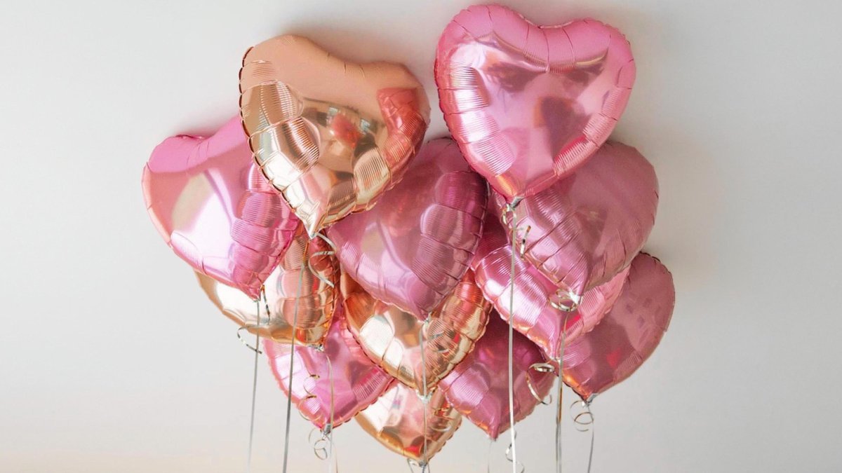 Шарики с гелием под потолок (12шт)