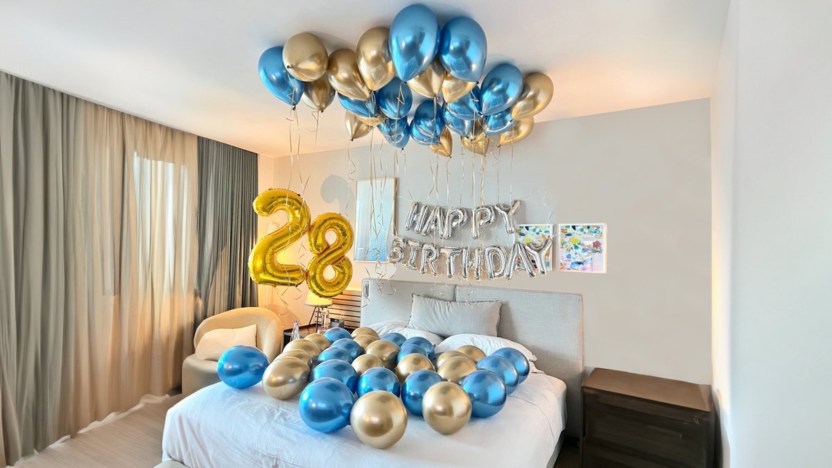 Комната сюрприз (69шт). Набор шаров. На фото латексные шары 30 см